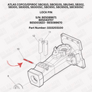 Atlas Copco/Epiroc SBC610, SBC610S, SBU340, SB302, SB300, SB300S, SB300SC, SBC650, SBC650S, SBC650SC Lock Pin