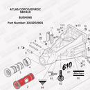Atlas Copco/Epiroc SBC610 Upper Bushing