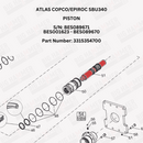 Atlas Copco/Epiroc SBU340 Piston