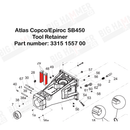 Atlas Copco/Epiroc SB450 Tool Retainer