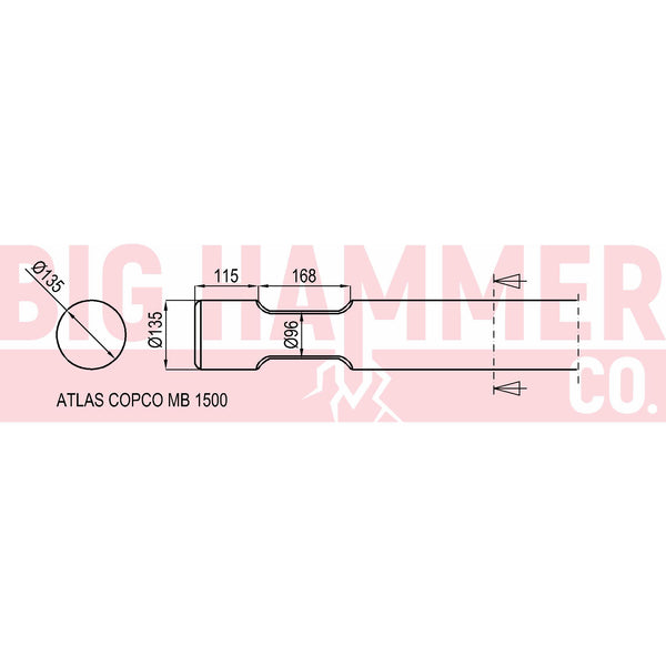 Atlas Copco/Epiroc MB1500 points and chisels