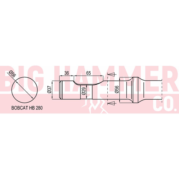 Bobcat HB 280 points and chisels