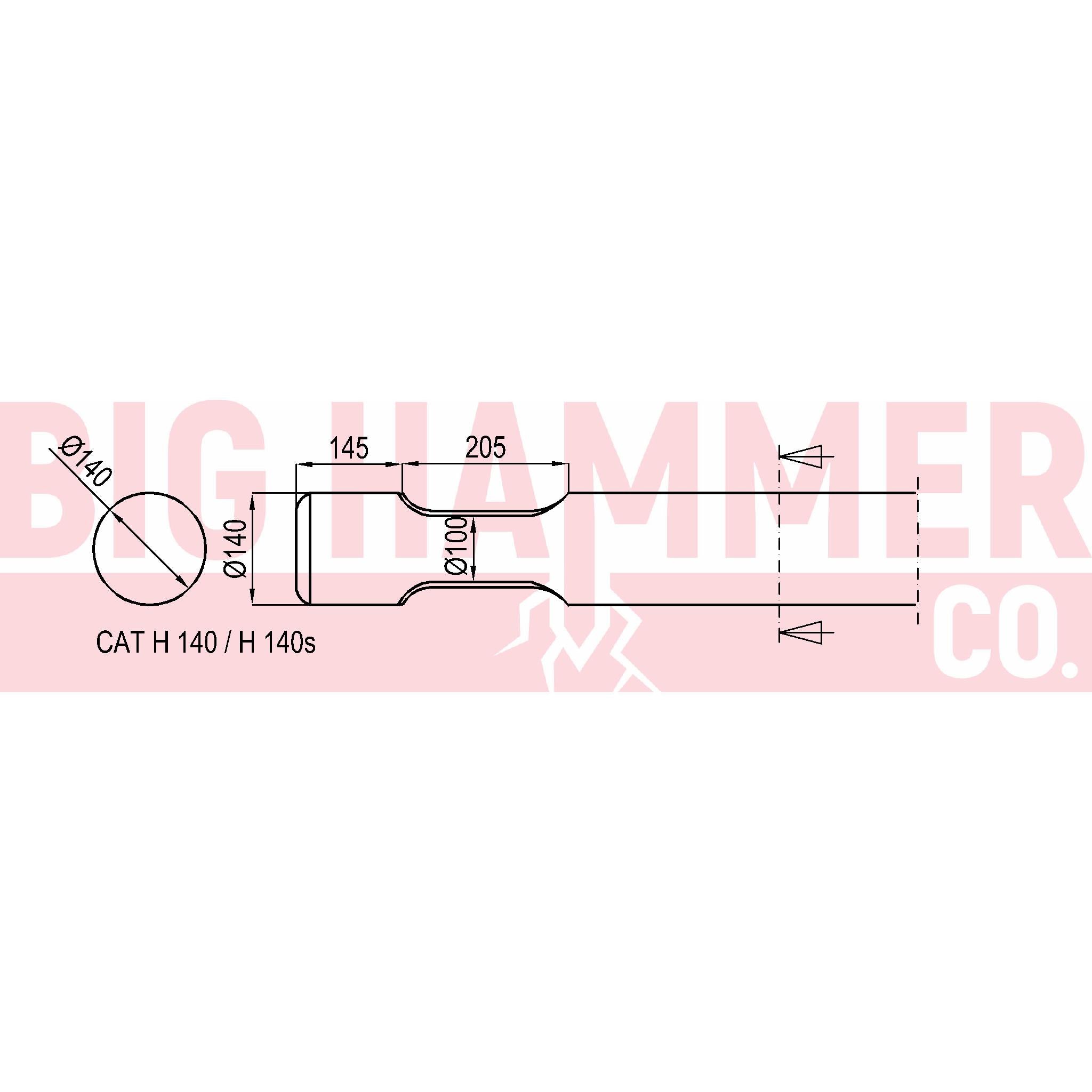 CAT H140, H140S Chisel and Point