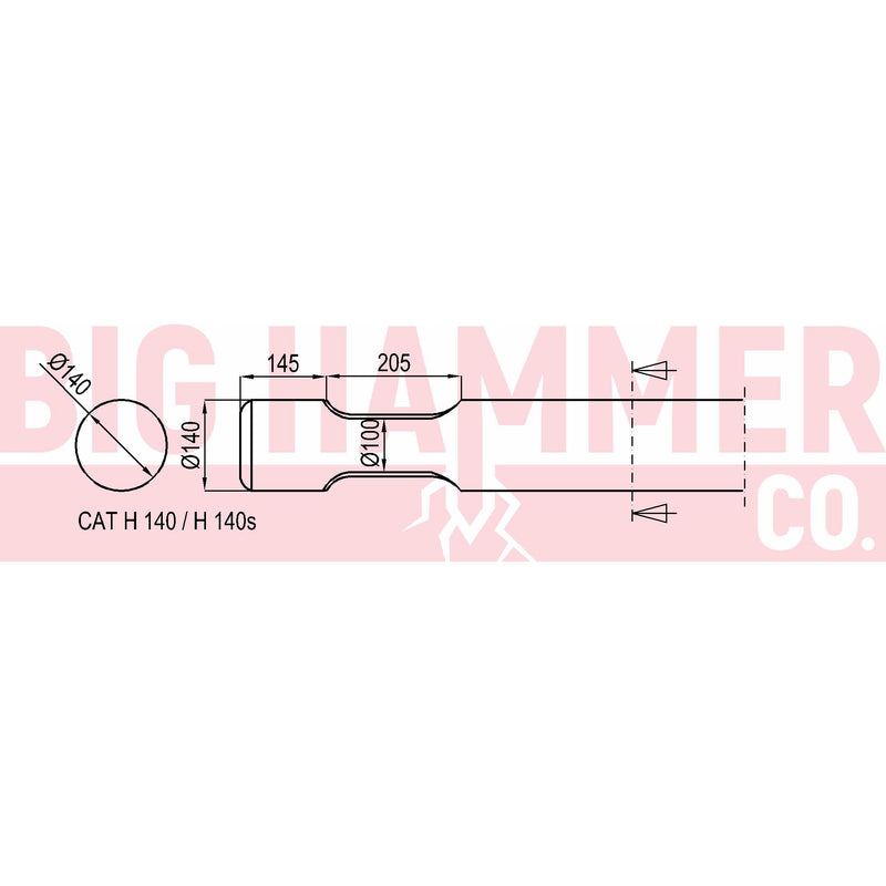 CAT H140, H140s Chisel and Point