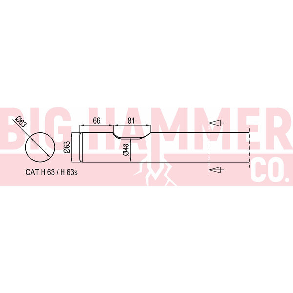 CAT H63 Chisel