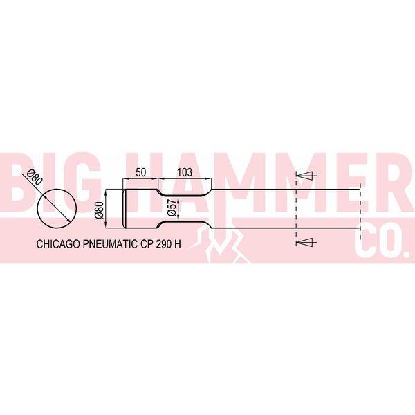 Chicago Pneumatic 290H Point and Chisel
