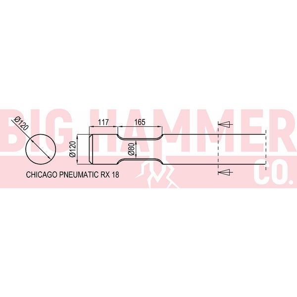 Chicago Pneumatic RX 18 Points and chisels