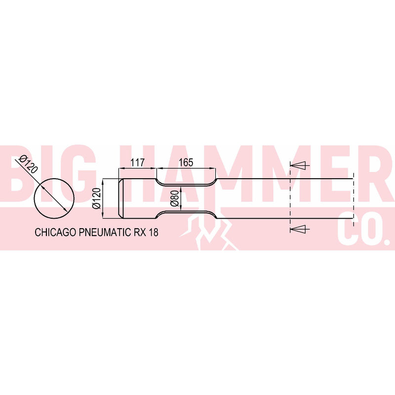 Chicago Pneumatic RX18 Points and chisels