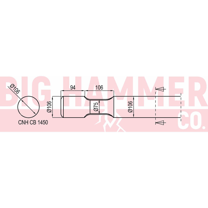 CNH CB1450 Chisel and Point