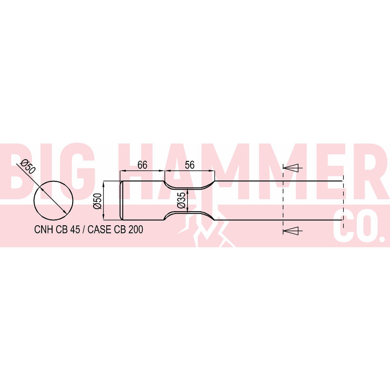CNH CB45 , CASE CB200 Chisel and Point