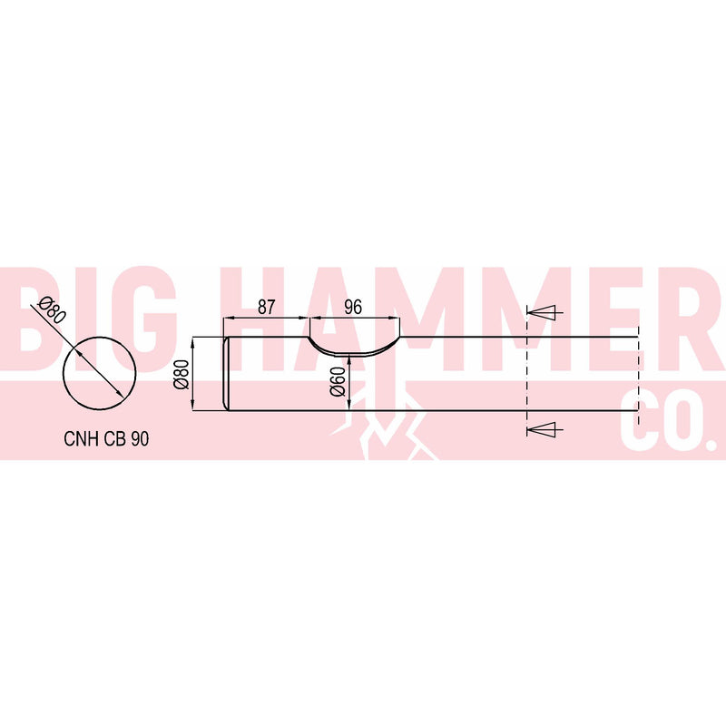 CNH CB90 Chisel and Point