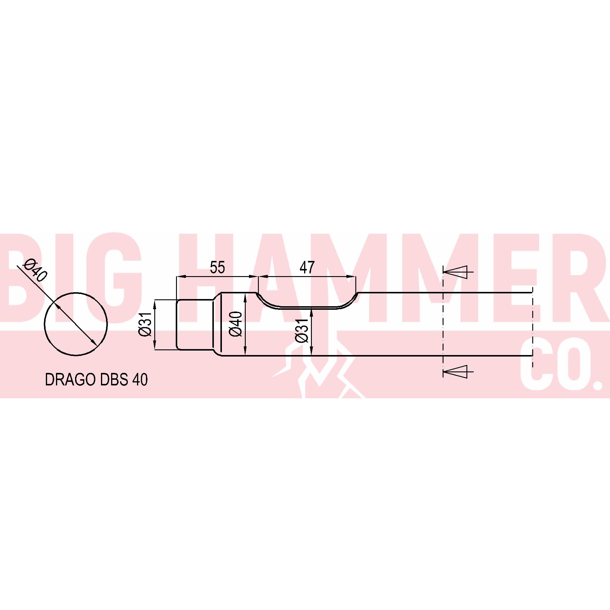 Drago DBS40 Chisel and Point