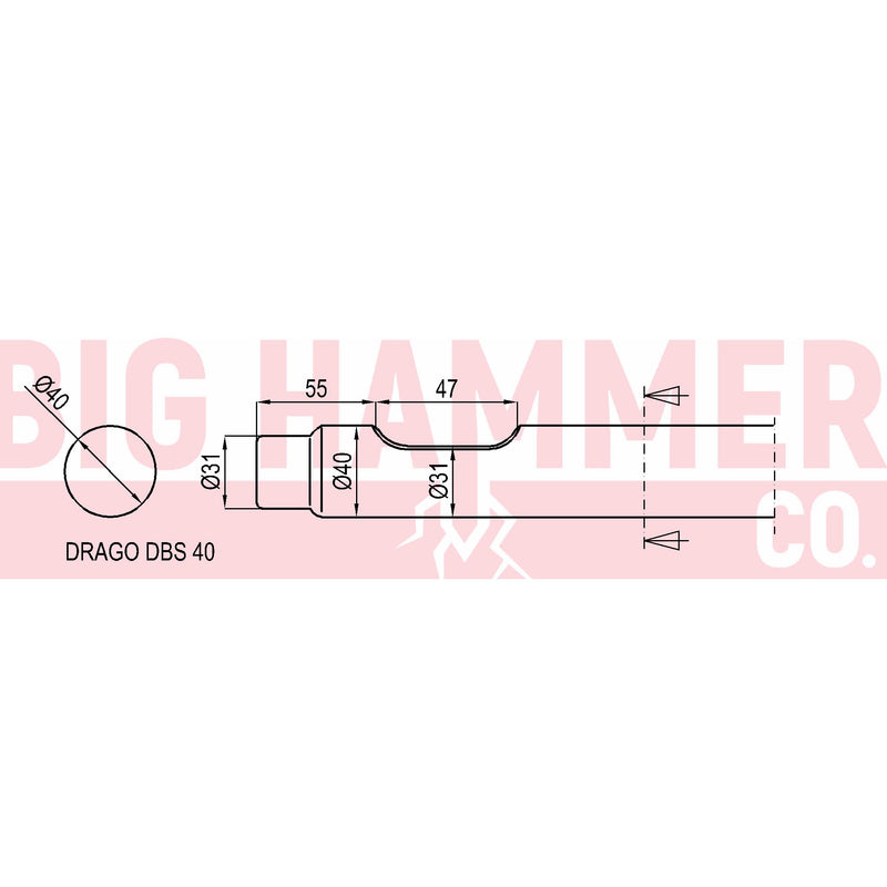 Drago DBS40 Chisel and Point