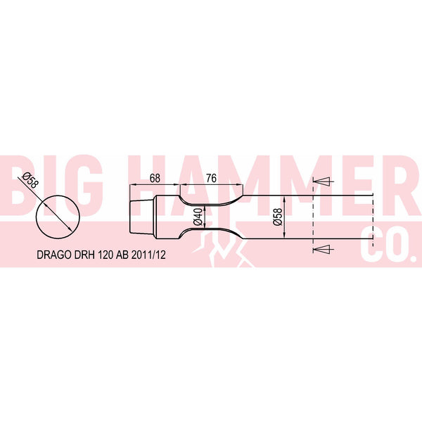 Drago DRH120 AB2011,12 Chisel and Point