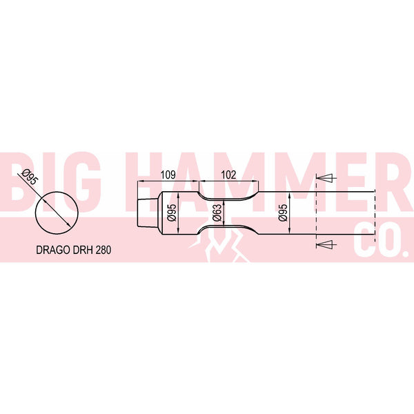 Drago DRH280 Chisel and Point