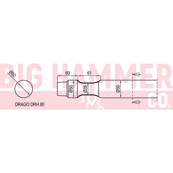 Drago DRH80 Chisel and Point