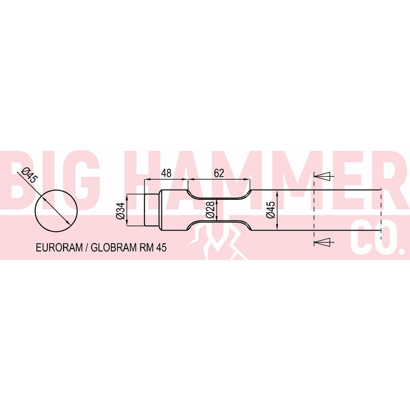 Euroram , GLOBRAM RM45 Chisel and Point