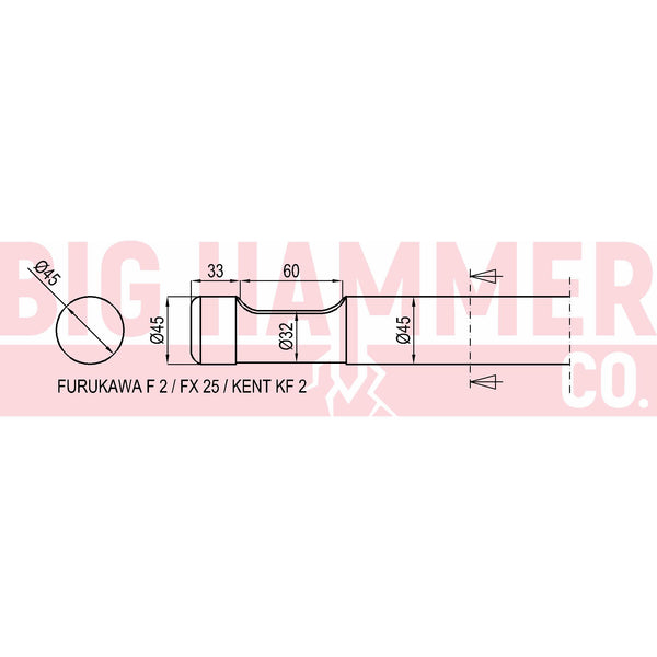 Kent/Furukawa KF2, FX25, FX25A points and chisels