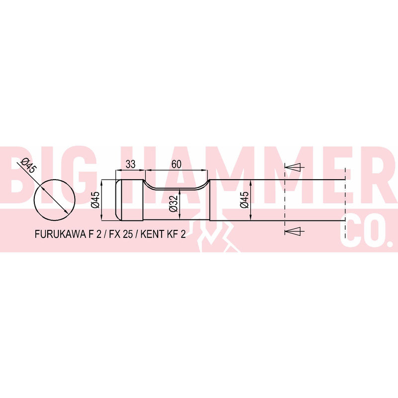 Kent/Furukawa KF2, FX25, FX25A points and chisels
