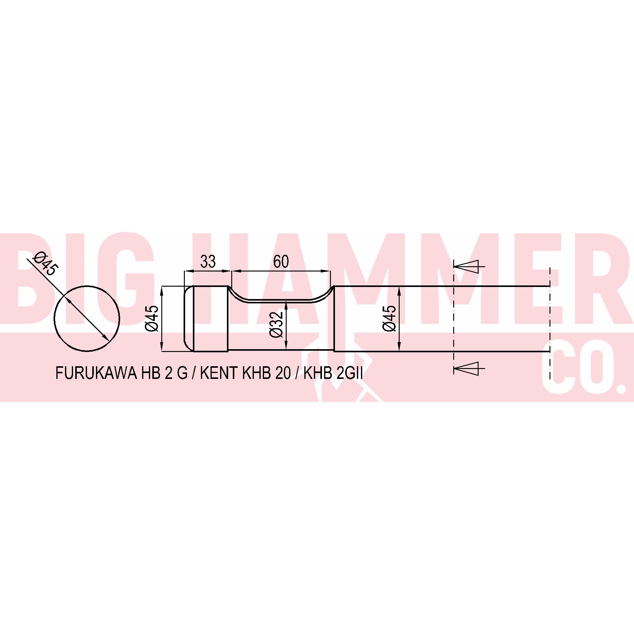 Kent/Furukawa HB2G ,KHB20 ,KHB2GII points and chisels