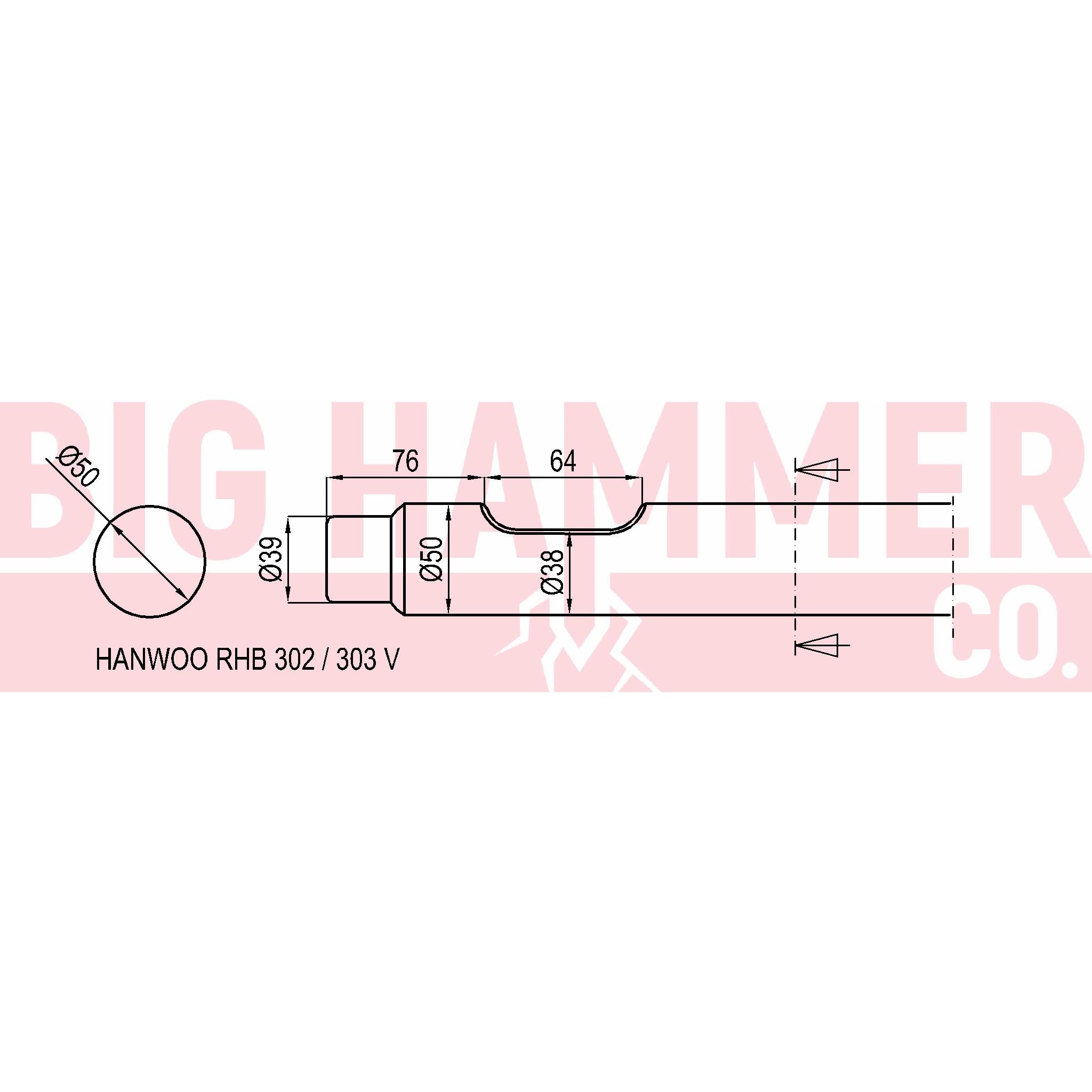 Hanwoo RHB302 , 303V Chisel and Point