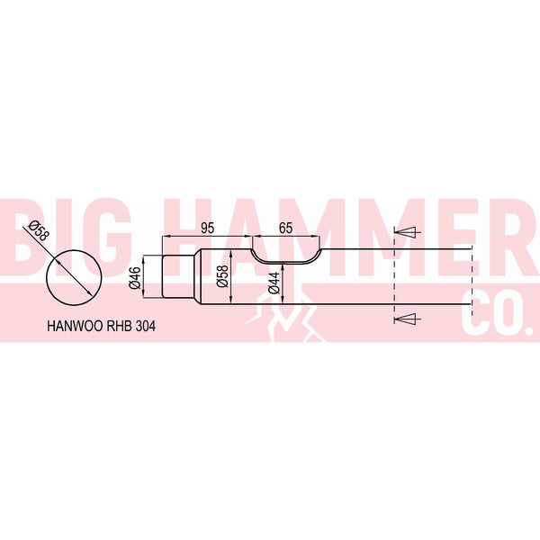 Hanwoo RHB304 Chisel and Point