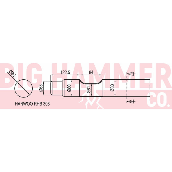 Hanwoo RHB306 Chisel and Point
