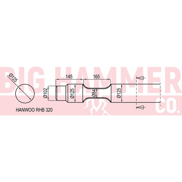 Hanwoo RHB320 Chisel and Point