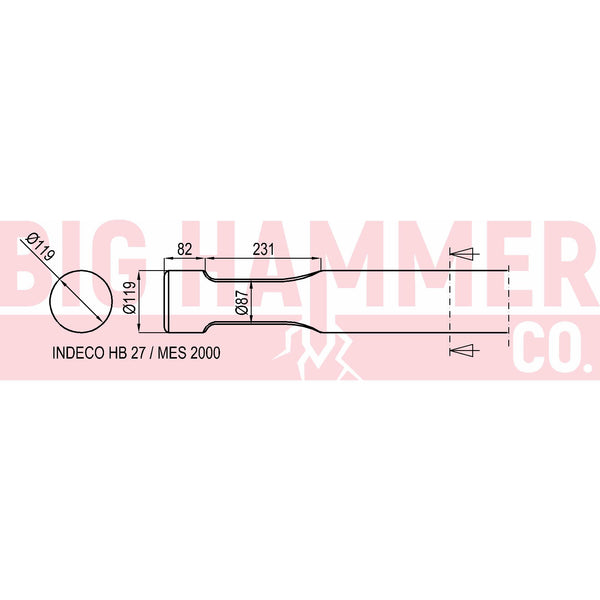 Indeco HB27 Chisel