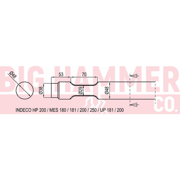 Indeco HP200 Chisel
