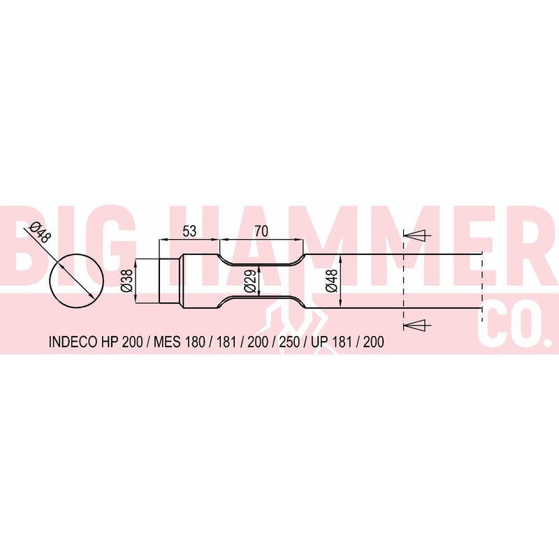 Indeco HP200 Chisel