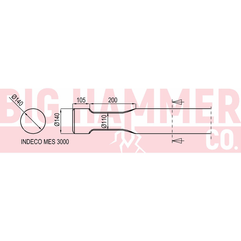 INDECO MES3000 points and chisels