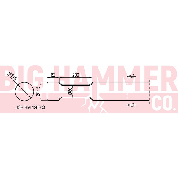 Jcb HM1260Q Chisel and Point