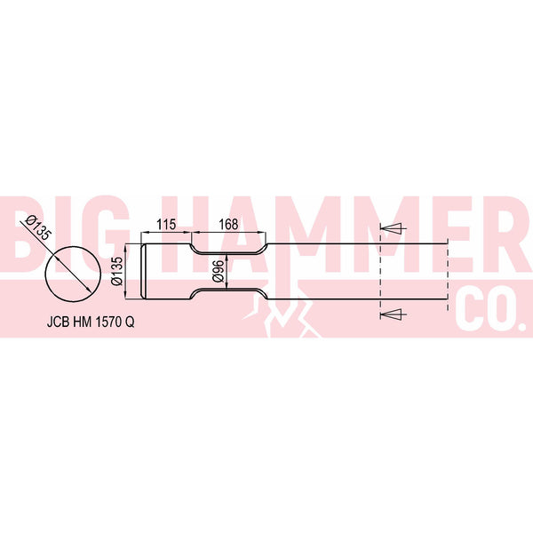 Jcb HM1570Q Chisel and Point