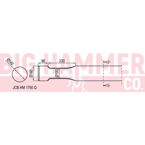 Jcb HM1760Q Chisel and Point