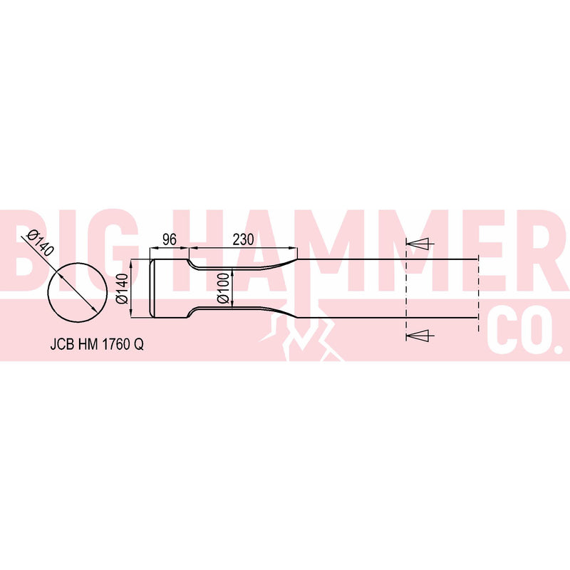 Jcb HM1760Q Chisel and Point