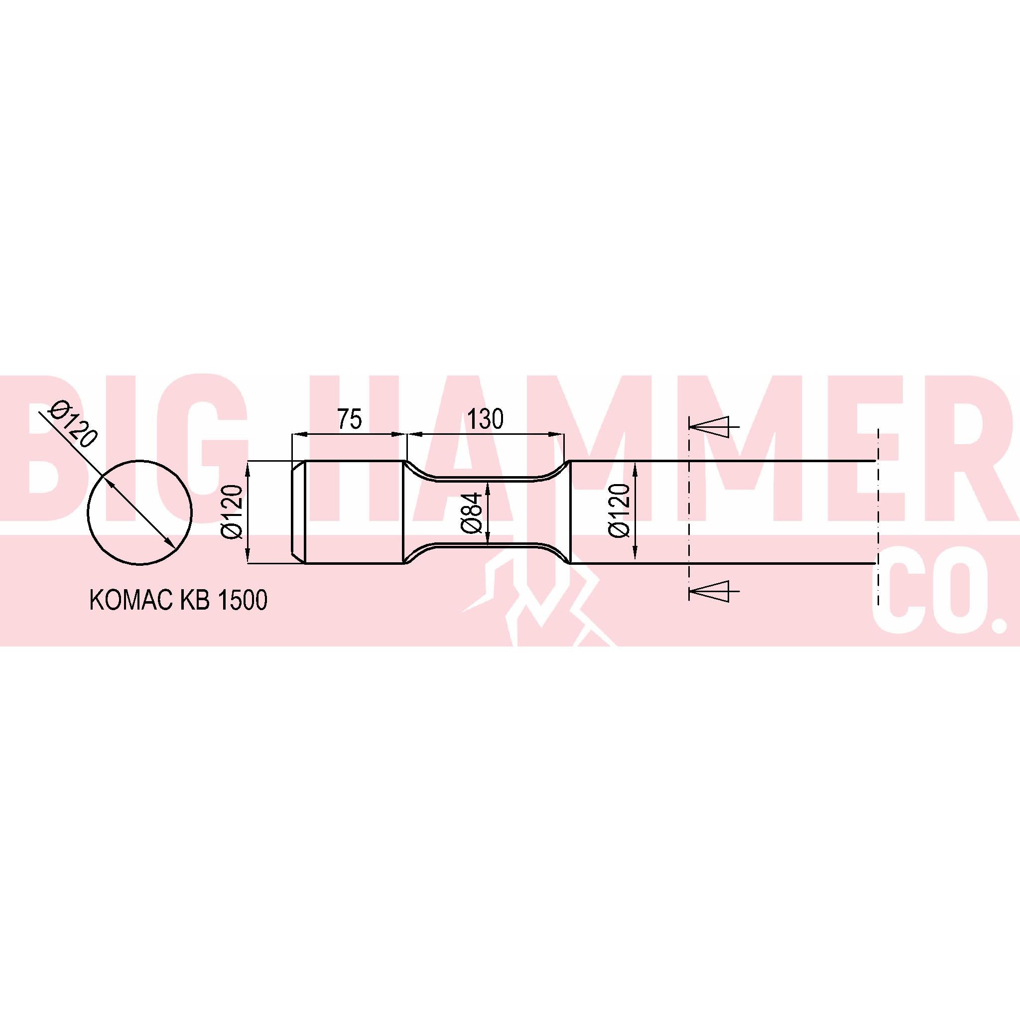 Komac KB1500 points and chisels
