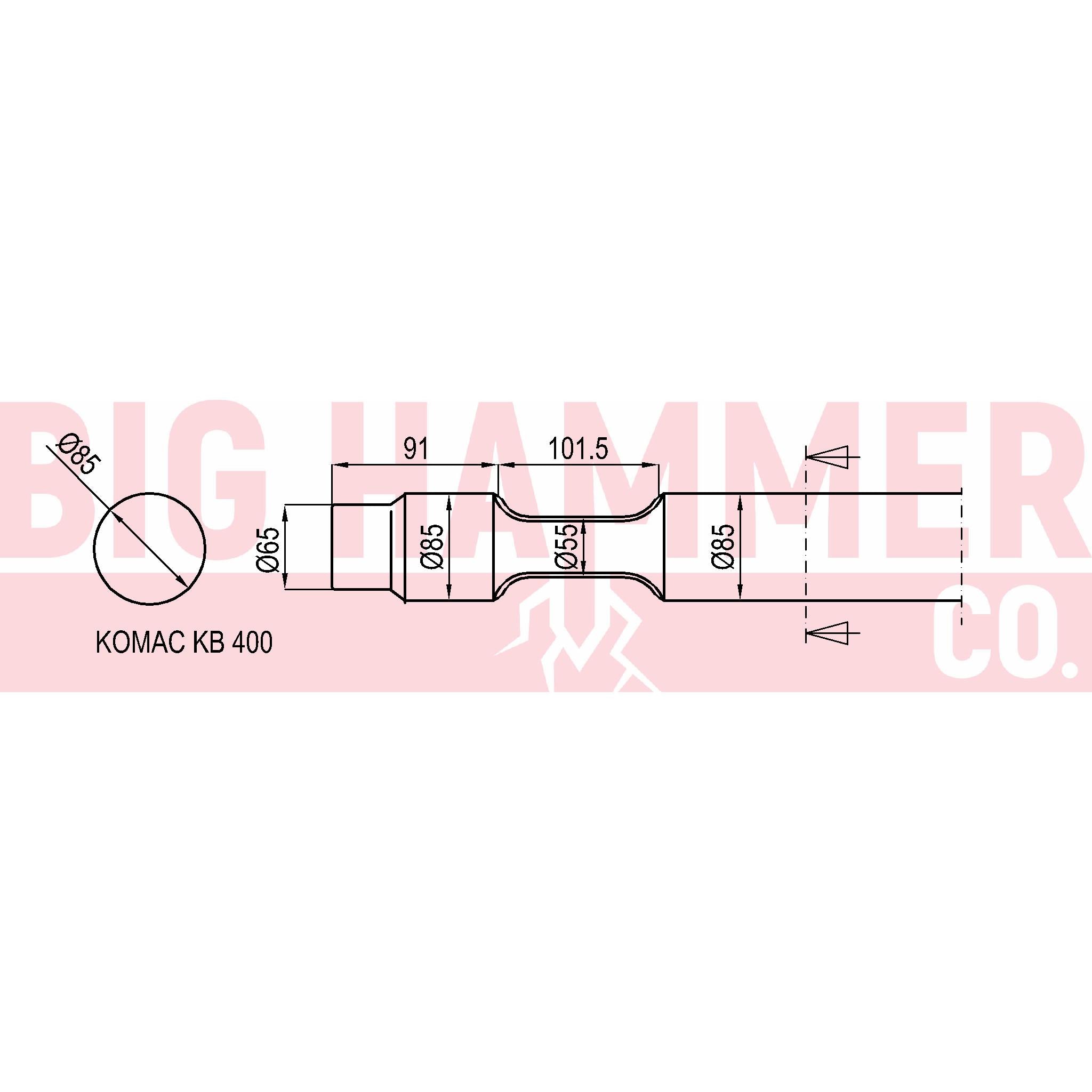 KOMAC KB400 Chisel