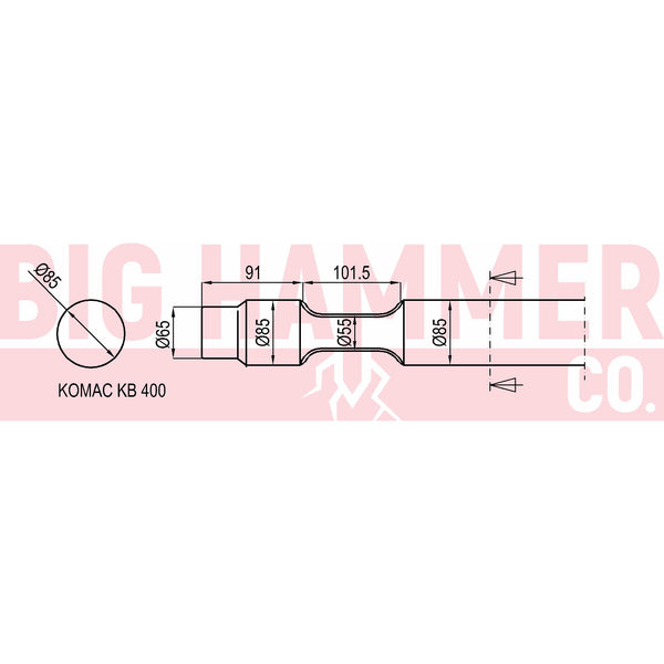 KOMAC KB400 Chisel