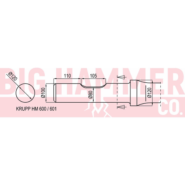 Krupp HM600 , 601 Point and Chisel
