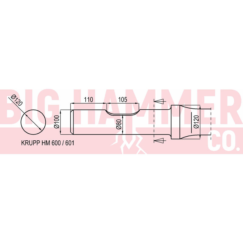 Krupp HM600 , 601 Point and Chisel