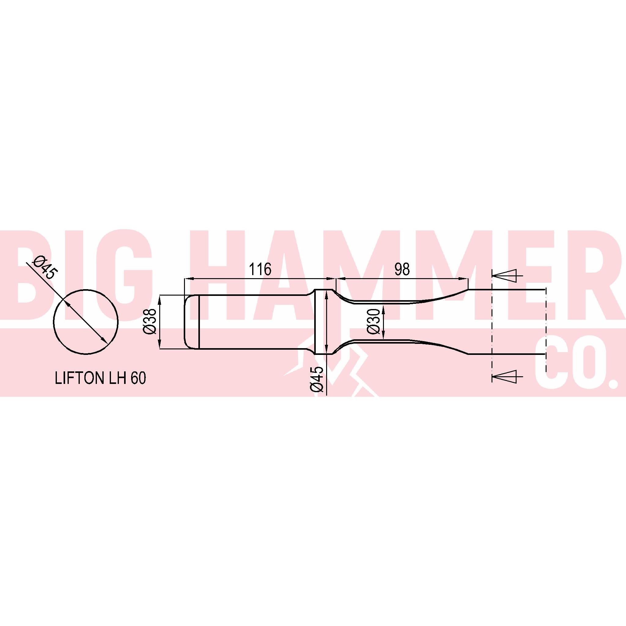Lifton LH60 Chisel and Point