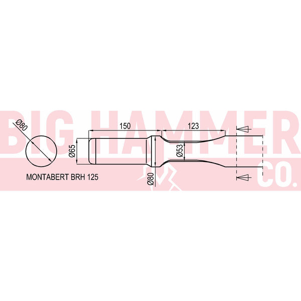 Montabert/Tramac BRH125 Point and Chisel