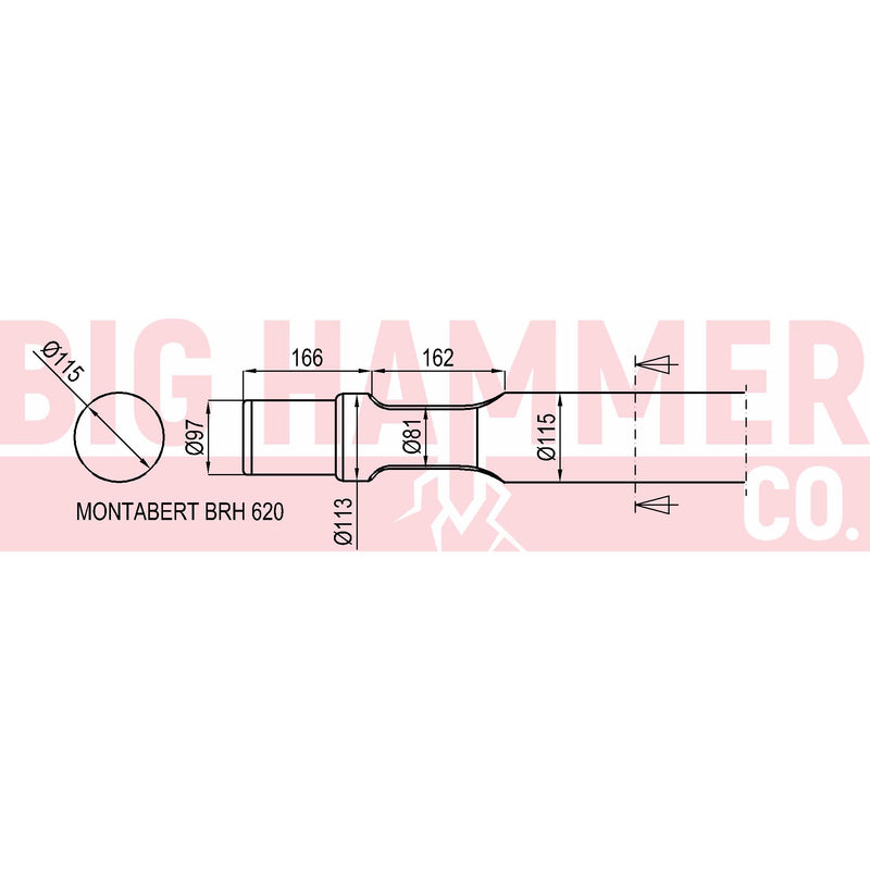 Montabert/Tramac BRH620 Point and Chisel