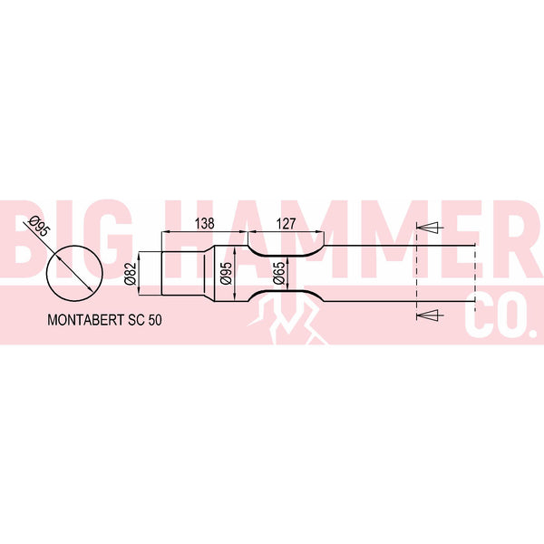 Montabert/ Tramac SC50 Chisel
