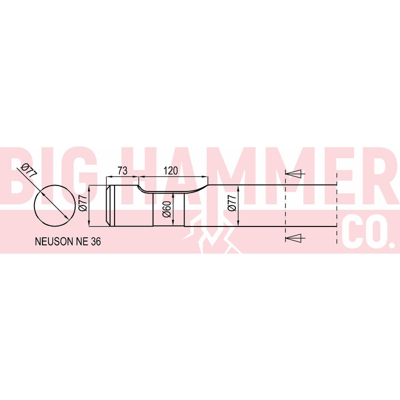 Neuson NE36 Chisel and Point