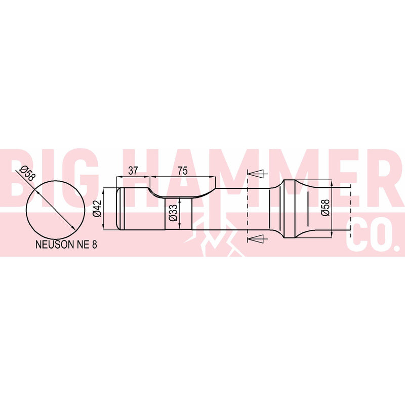 Neuson NE8 Chisel and Point