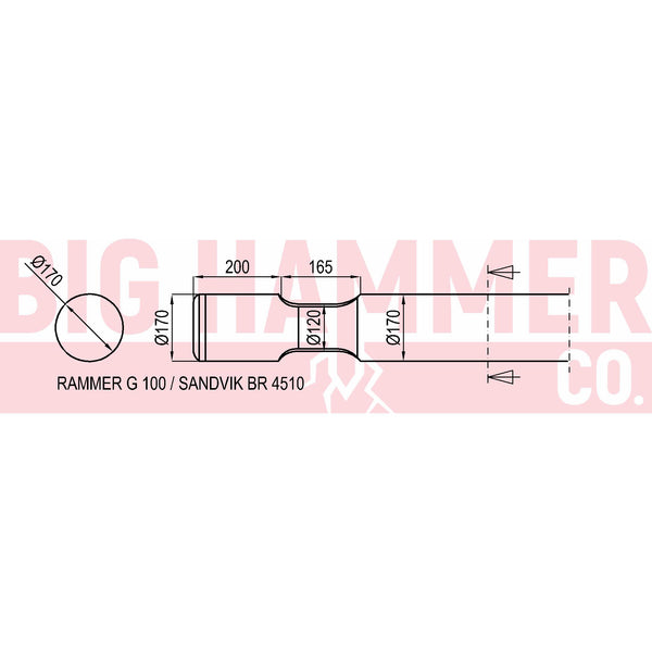 Rammer G100 Chisel and Point