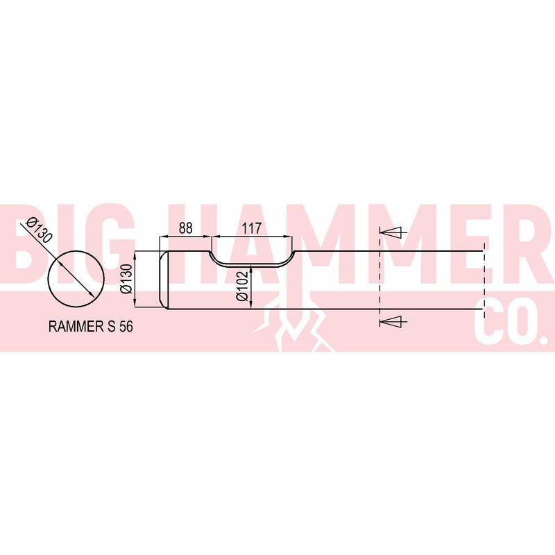 Rammer S56-800 Chisel and Point