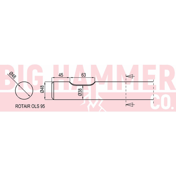 Rotair OLS95 Chisel and Point